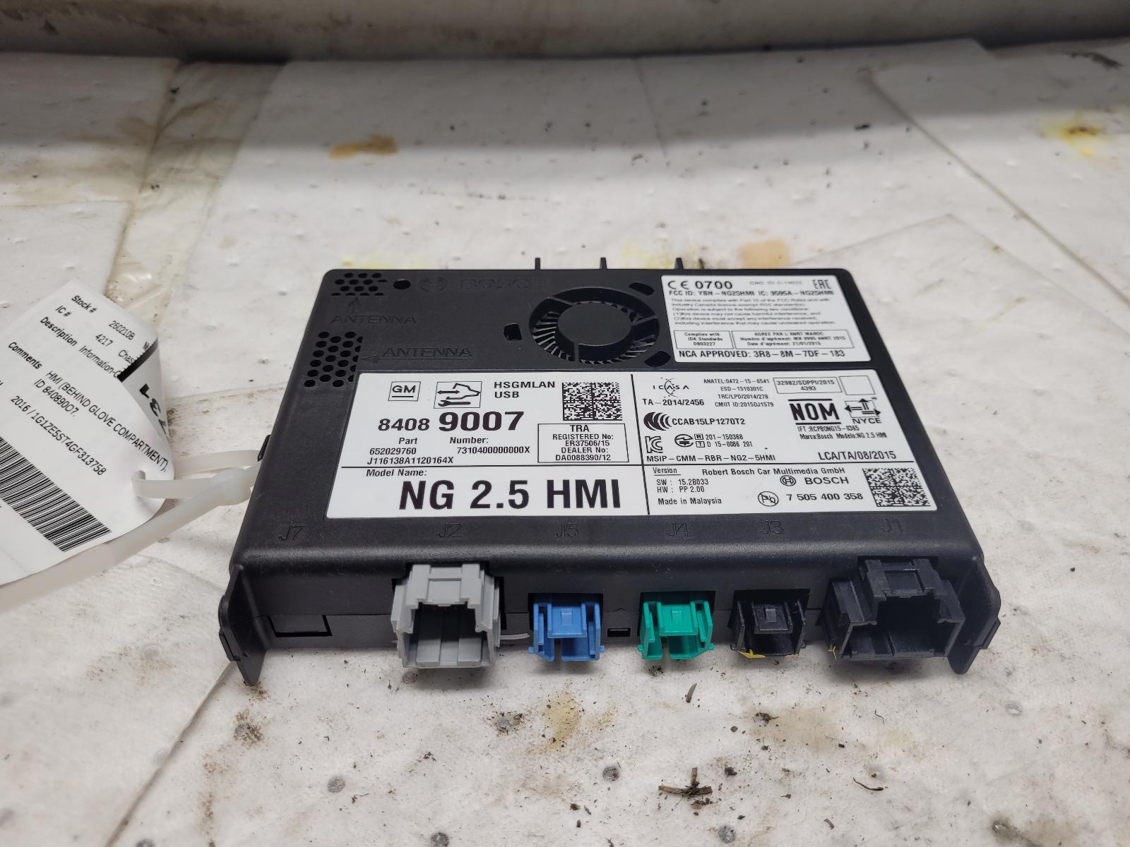 Chassis Control Module for GMC, Chevrolet, Buick and Cadillac vehicles