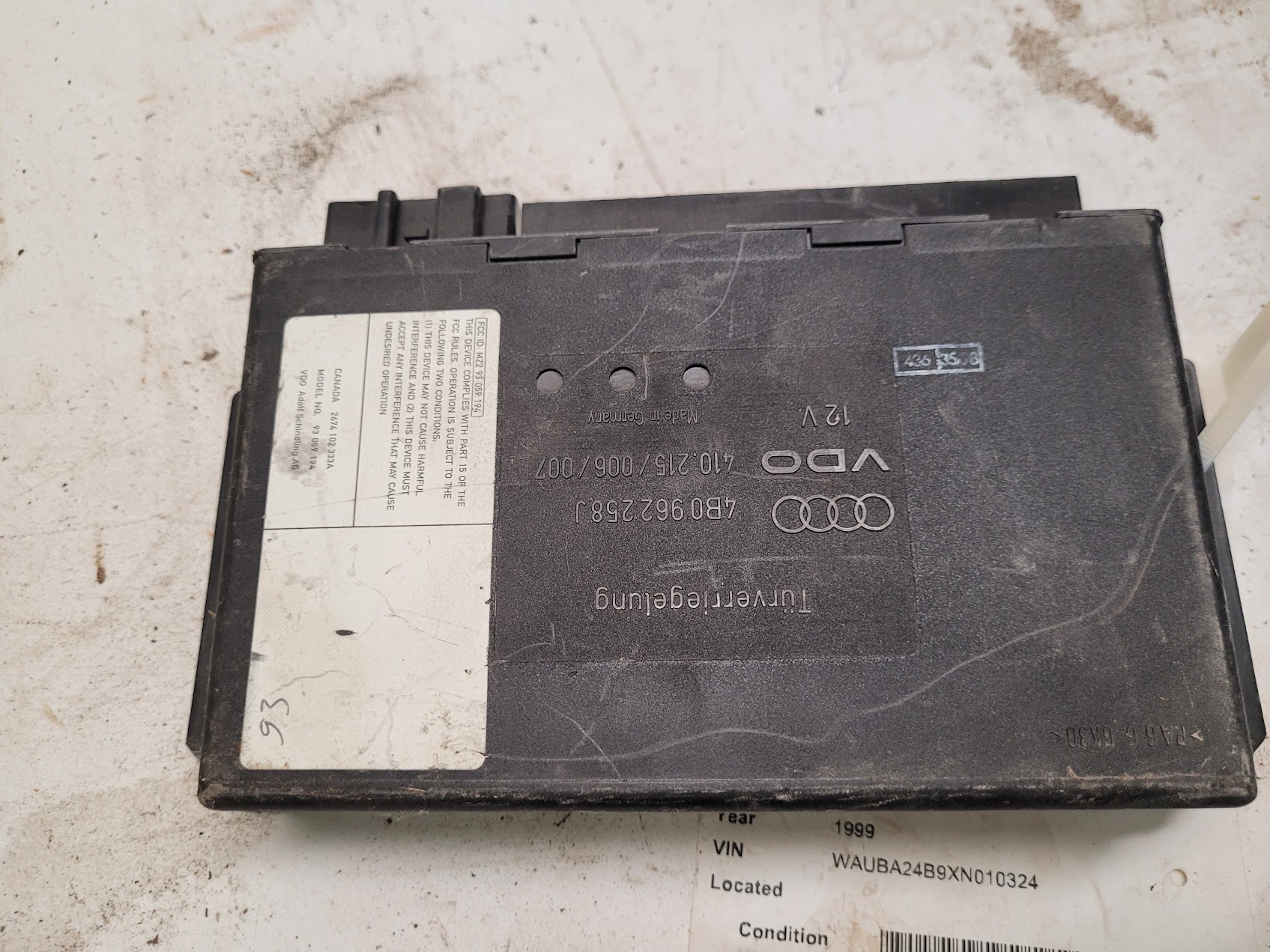 Chassis Control Module for Audi vehicles