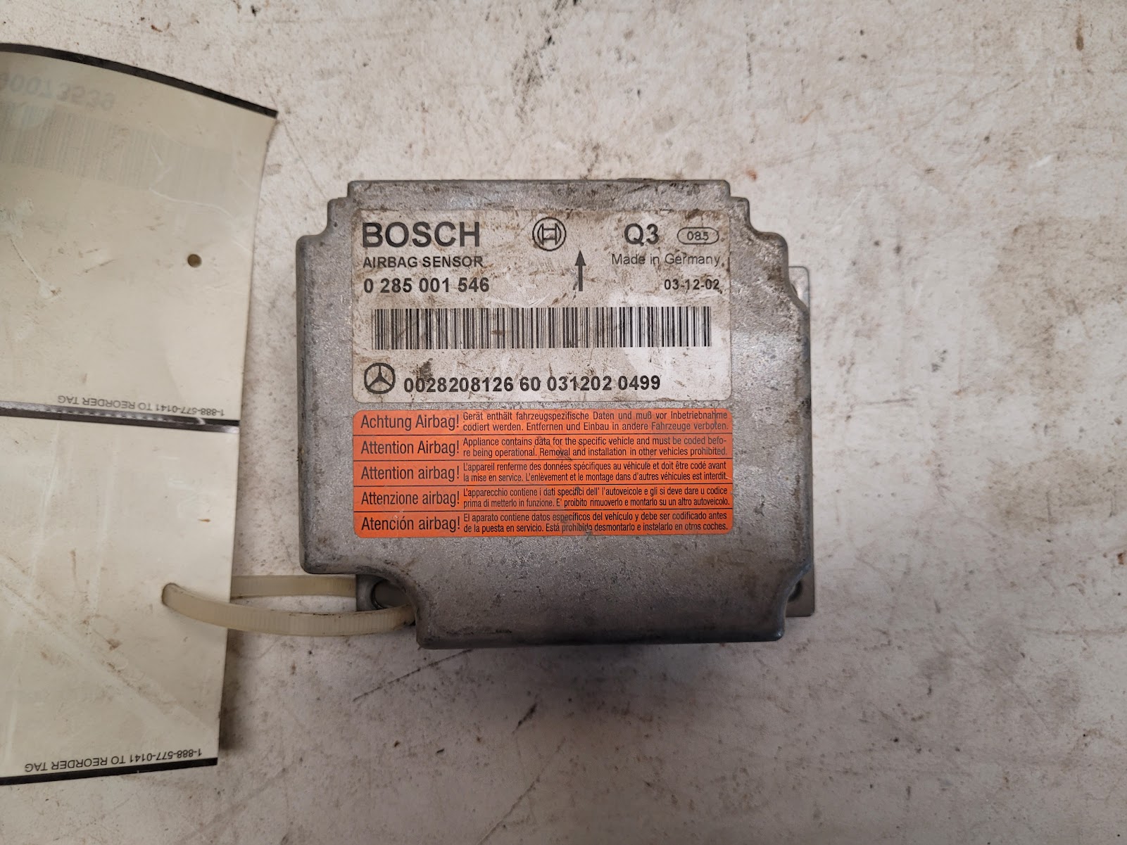 Chassis Control Module for Mercedes-Benz vehicles