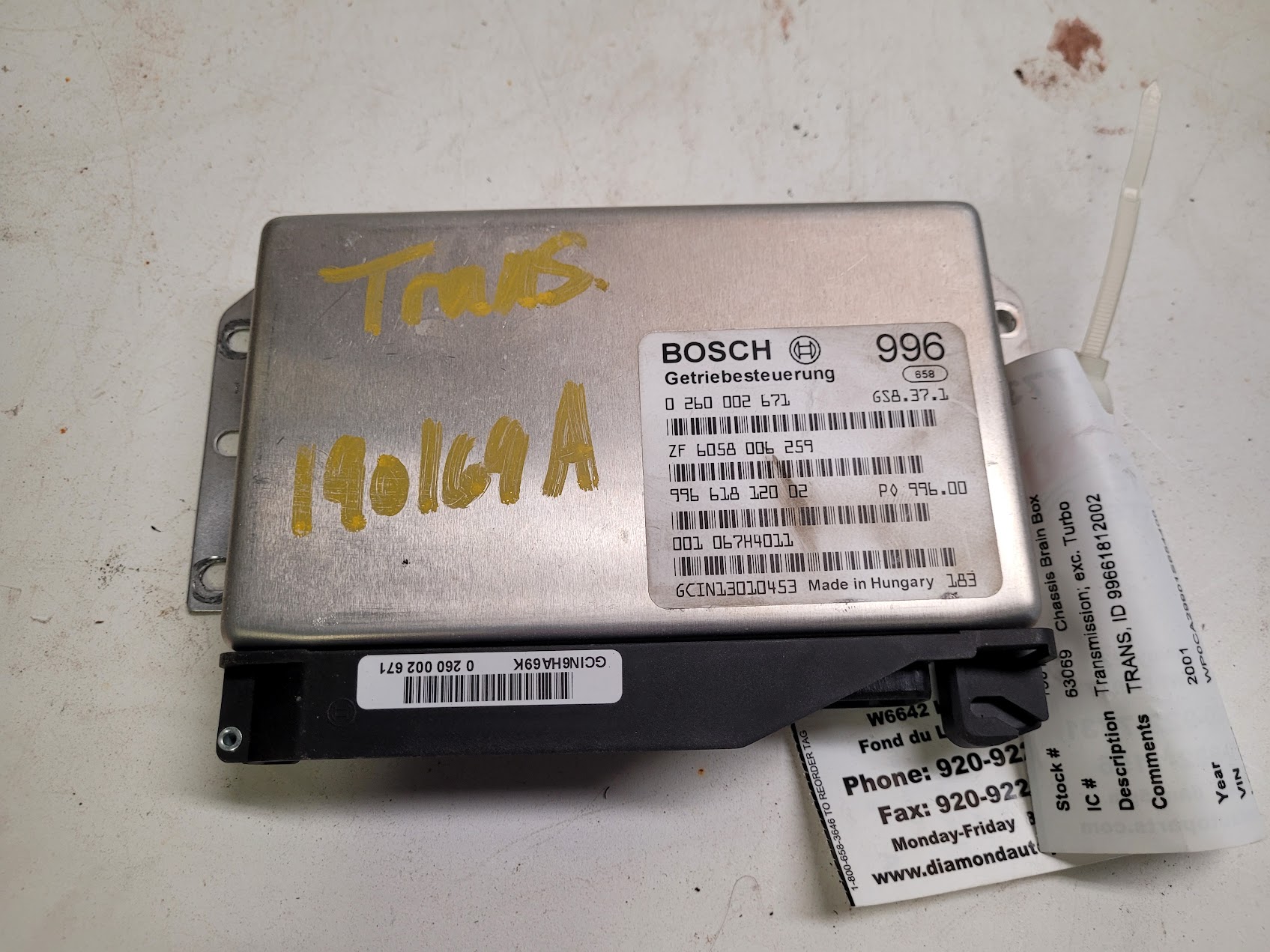 Chassis Control Module for Porsche vehicles