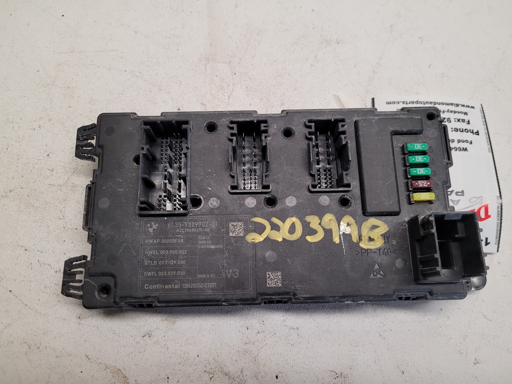 Chassis Control Module for Bmw vehicles