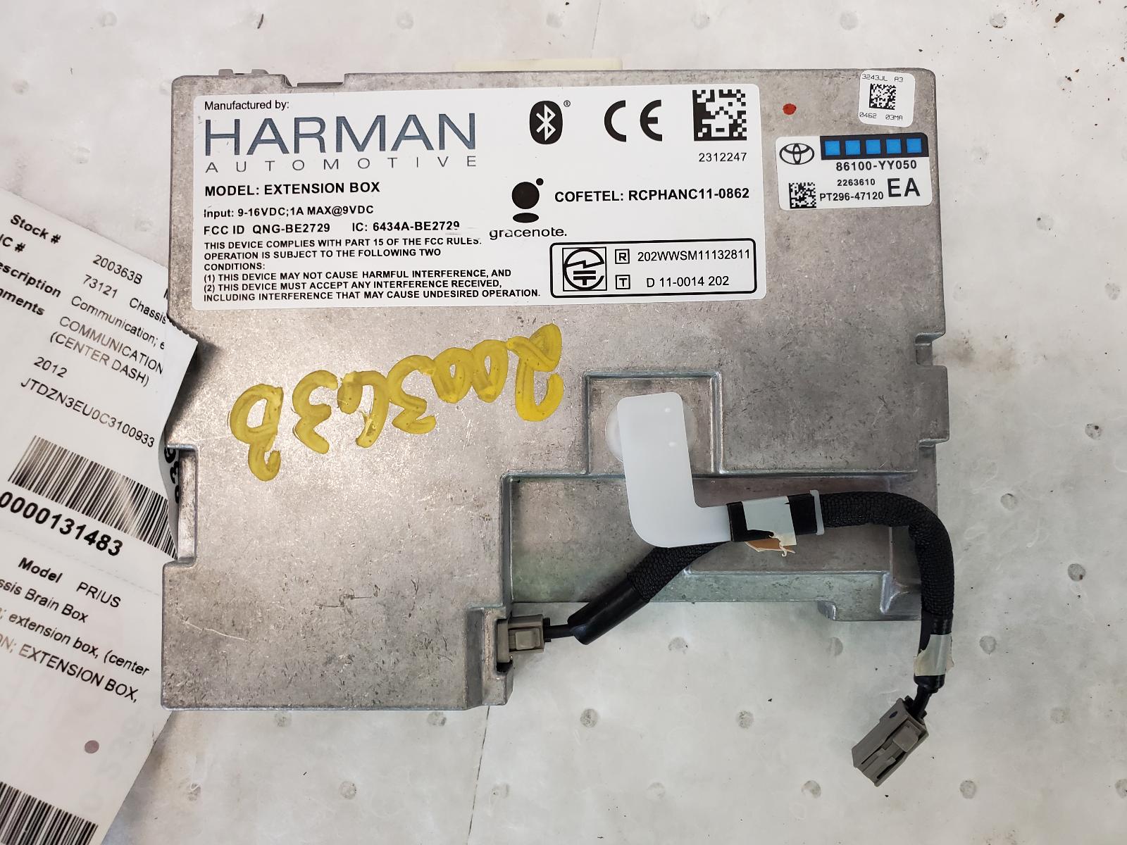 Chassis Control Module for Toyota vehicles