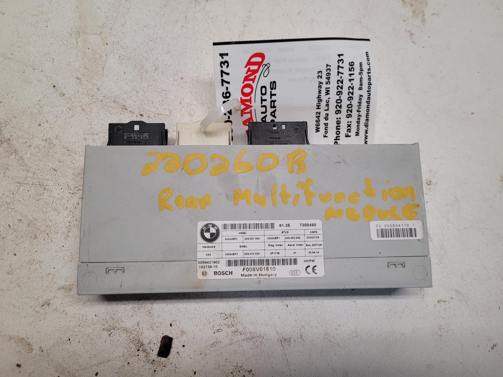 Chassis Control Module for Bmw vehicles