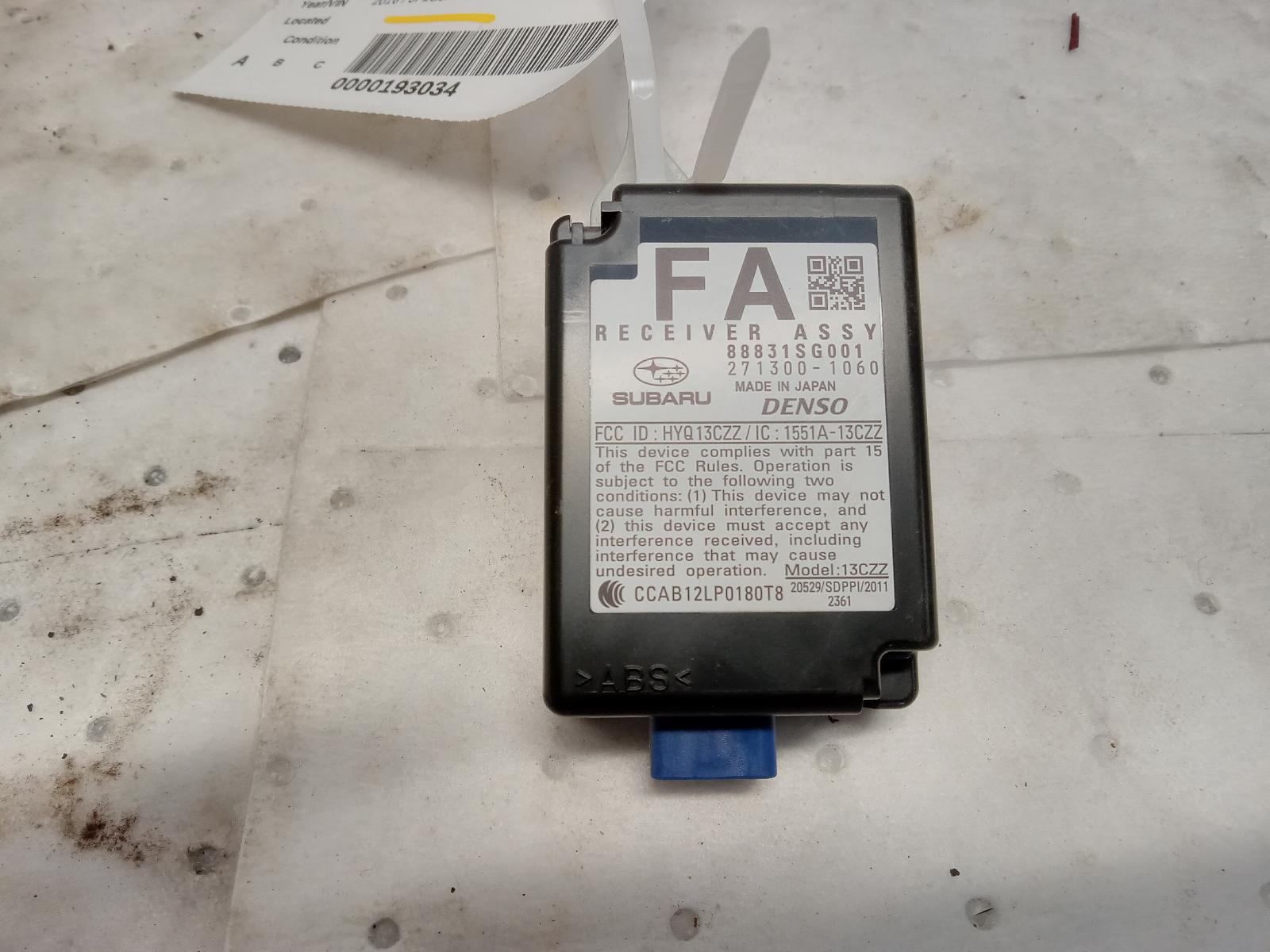 Chassis Control Module for Subaru vehicles