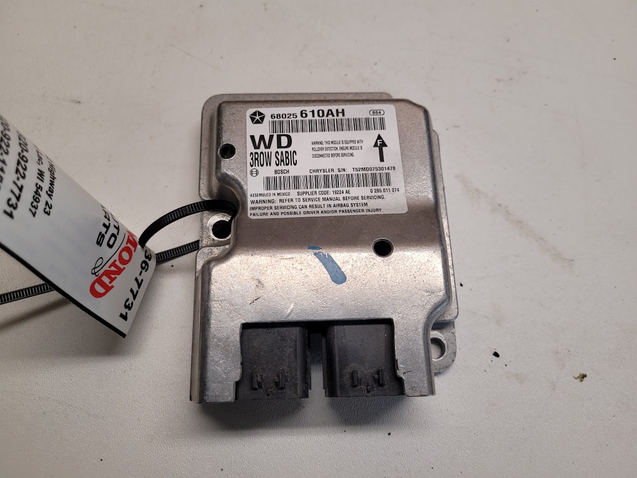 Chassis Control Module for Dodge vehicles