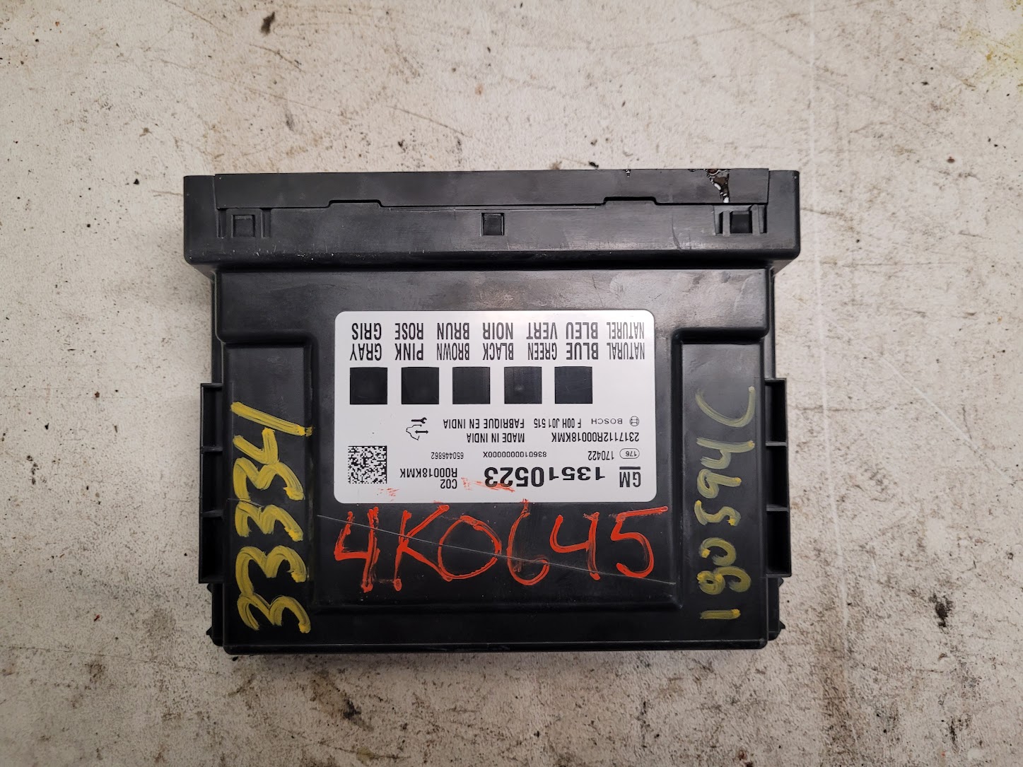 Chassis Control Module for Chevrolet, Buick, GMC and Cadillac vehicles