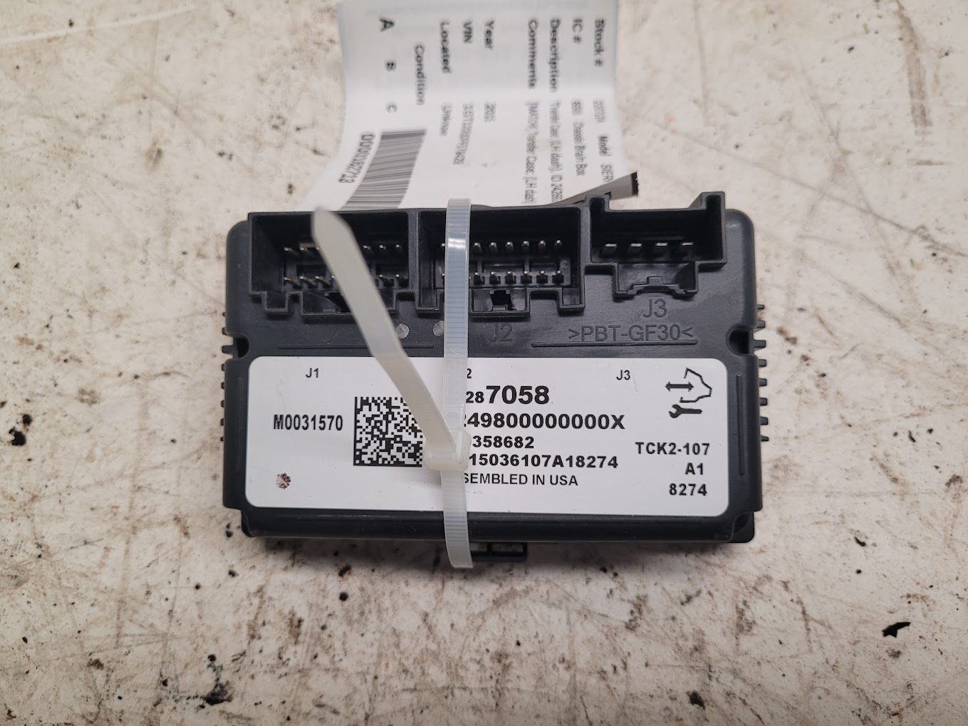 Chassis Control Module for GMC, Cadillac and Chevrolet vehicles