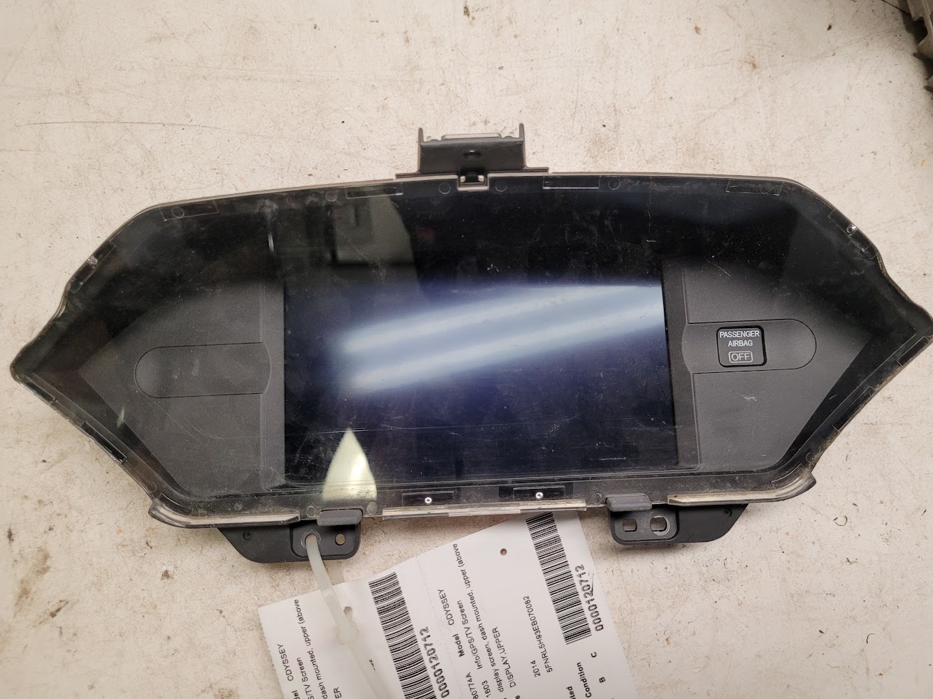 Information Screen for Honda vehicles