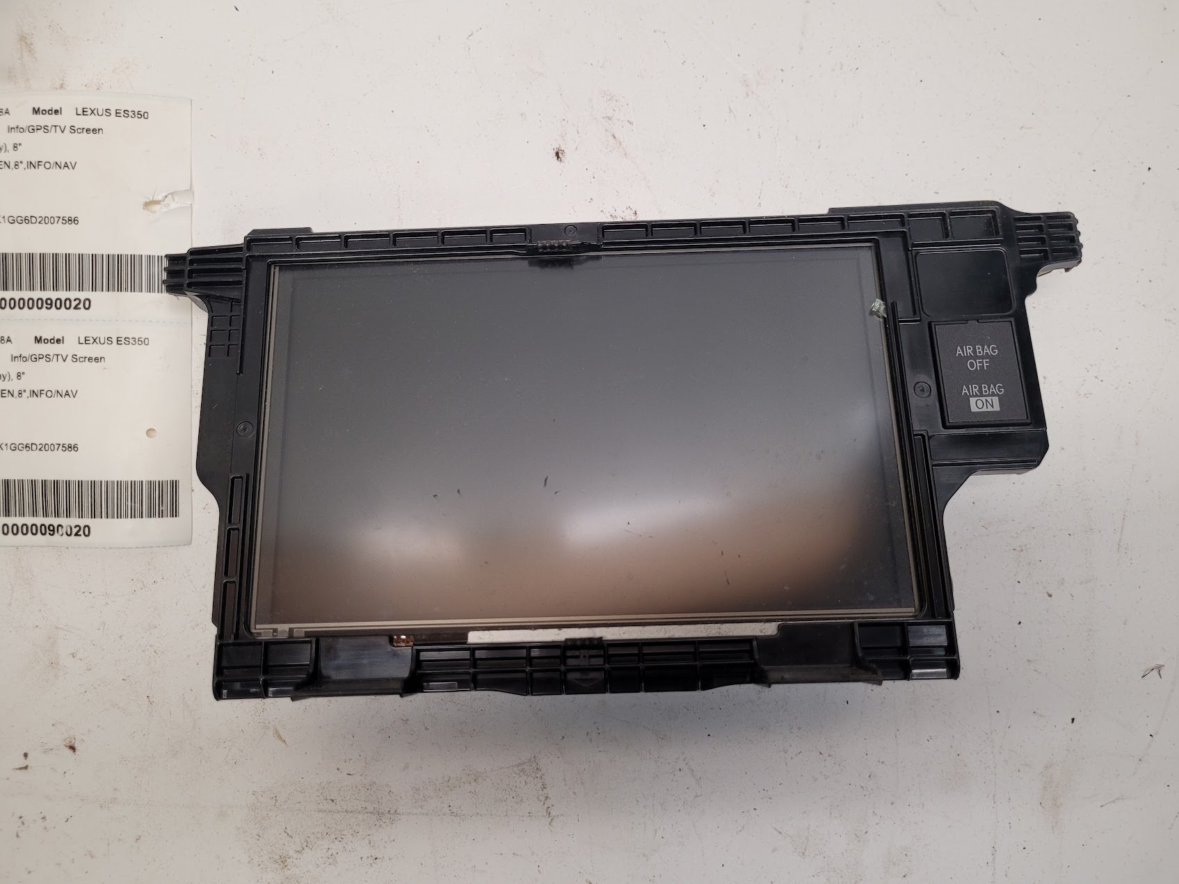 Information Screen for Lexus vehicles