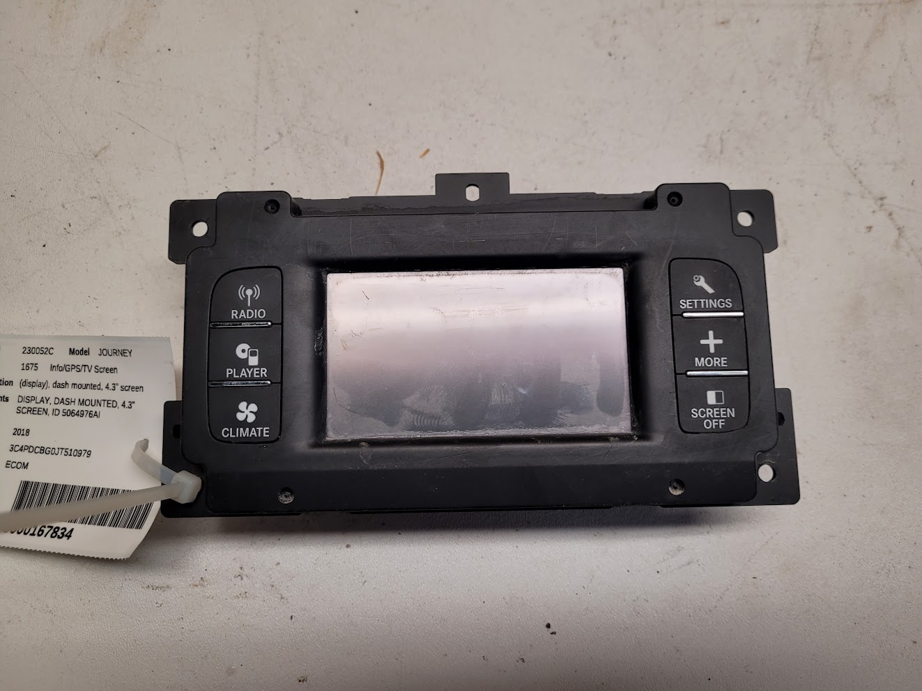 Information Screen for Dodge vehicles
