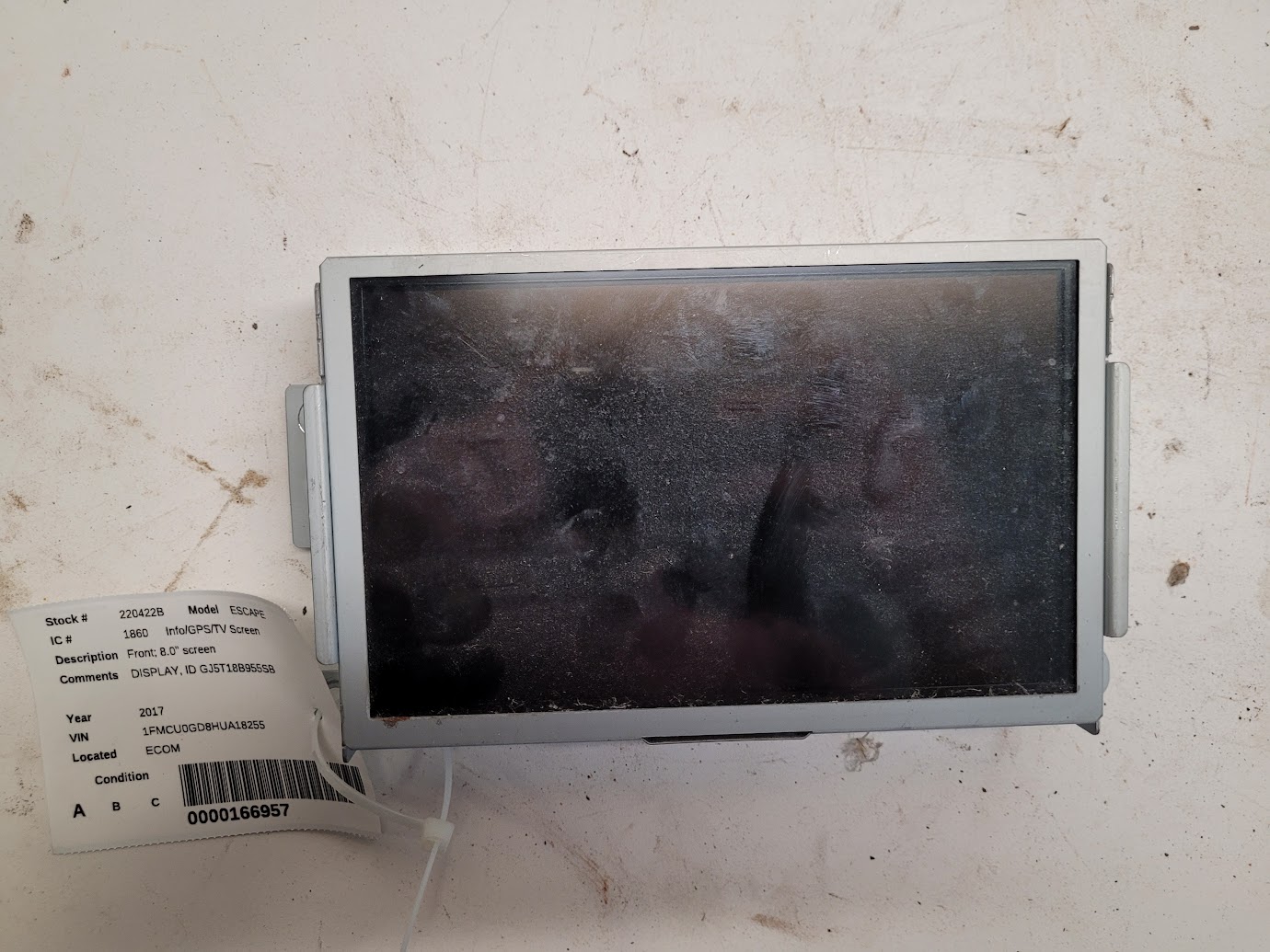 Information Screen for Ford vehicles