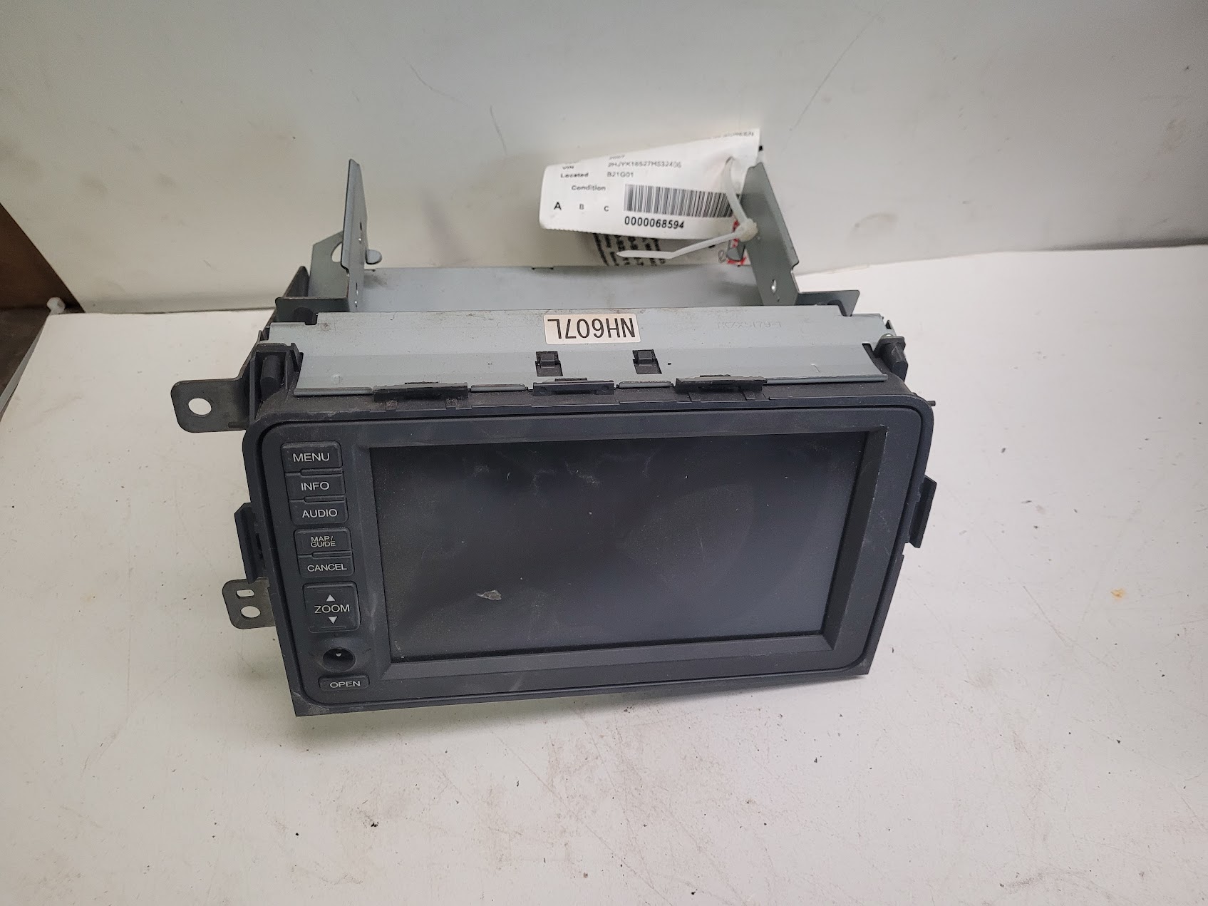 Information Screen for Honda vehicles