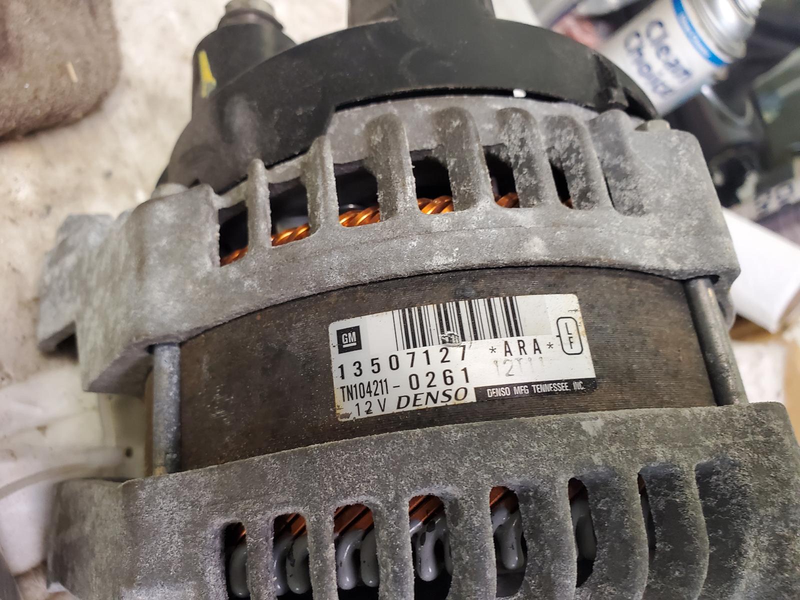 Alternator for Chevrolet, Cadillac and GMC vehicles