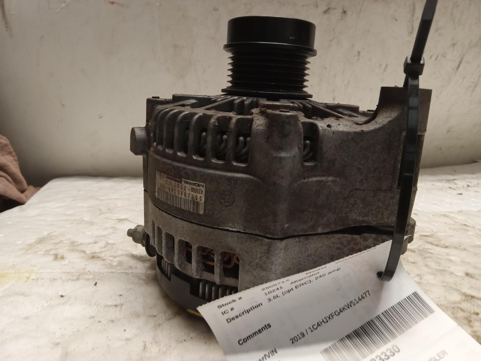 Alternator for Jeep vehicles