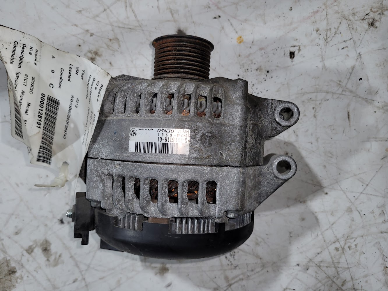 Alternator for Bmw vehicles