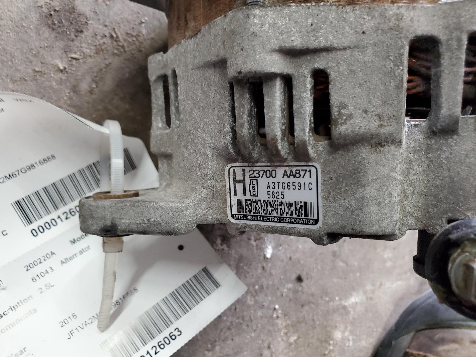 Alternator for Subaru vehicles