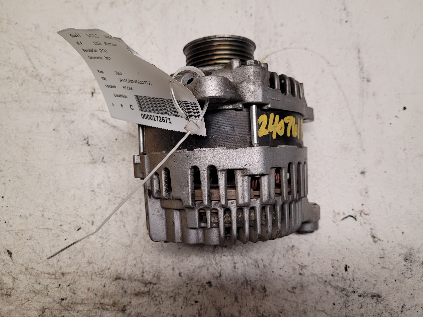 Alternator for Scion, Subaru and Toyota vehicles