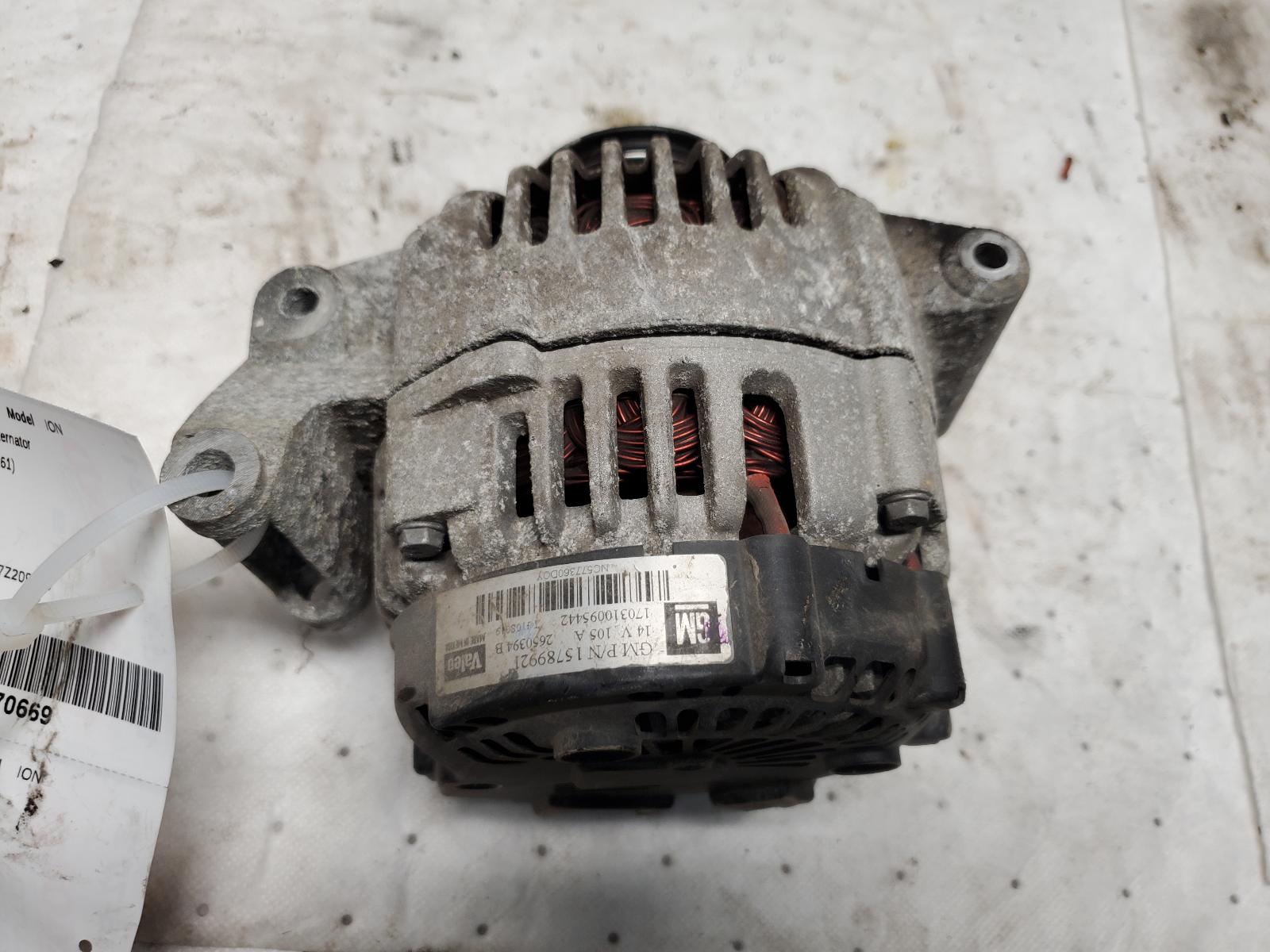 Alternator for Chevrolet, Pontiac, Saturn and Oldsmobile vehicles