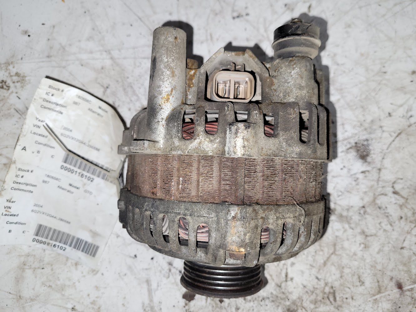 Alternator for Pontiac vehicles