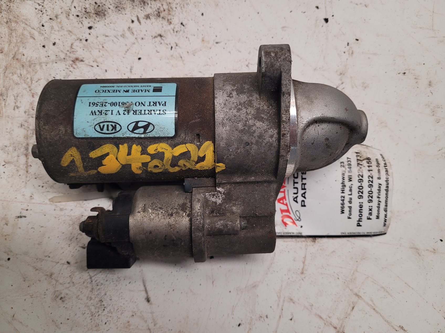 Starter Motor for Kia vehicles