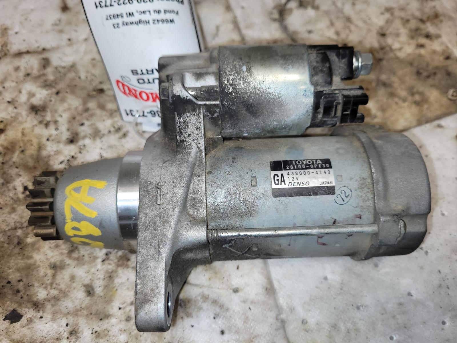 Starter Motor for Toyota and Lexus vehicles