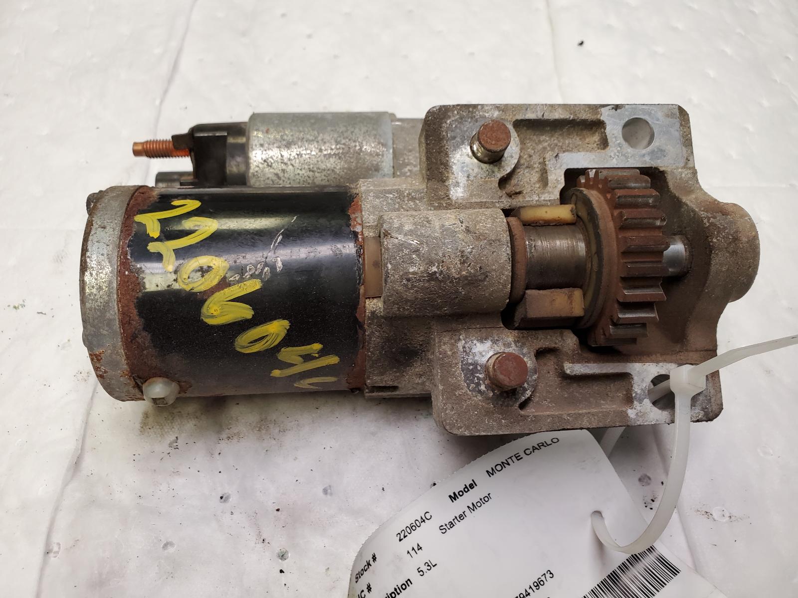 Starter Motor for Chevrolet, Buick and Pontiac vehicles