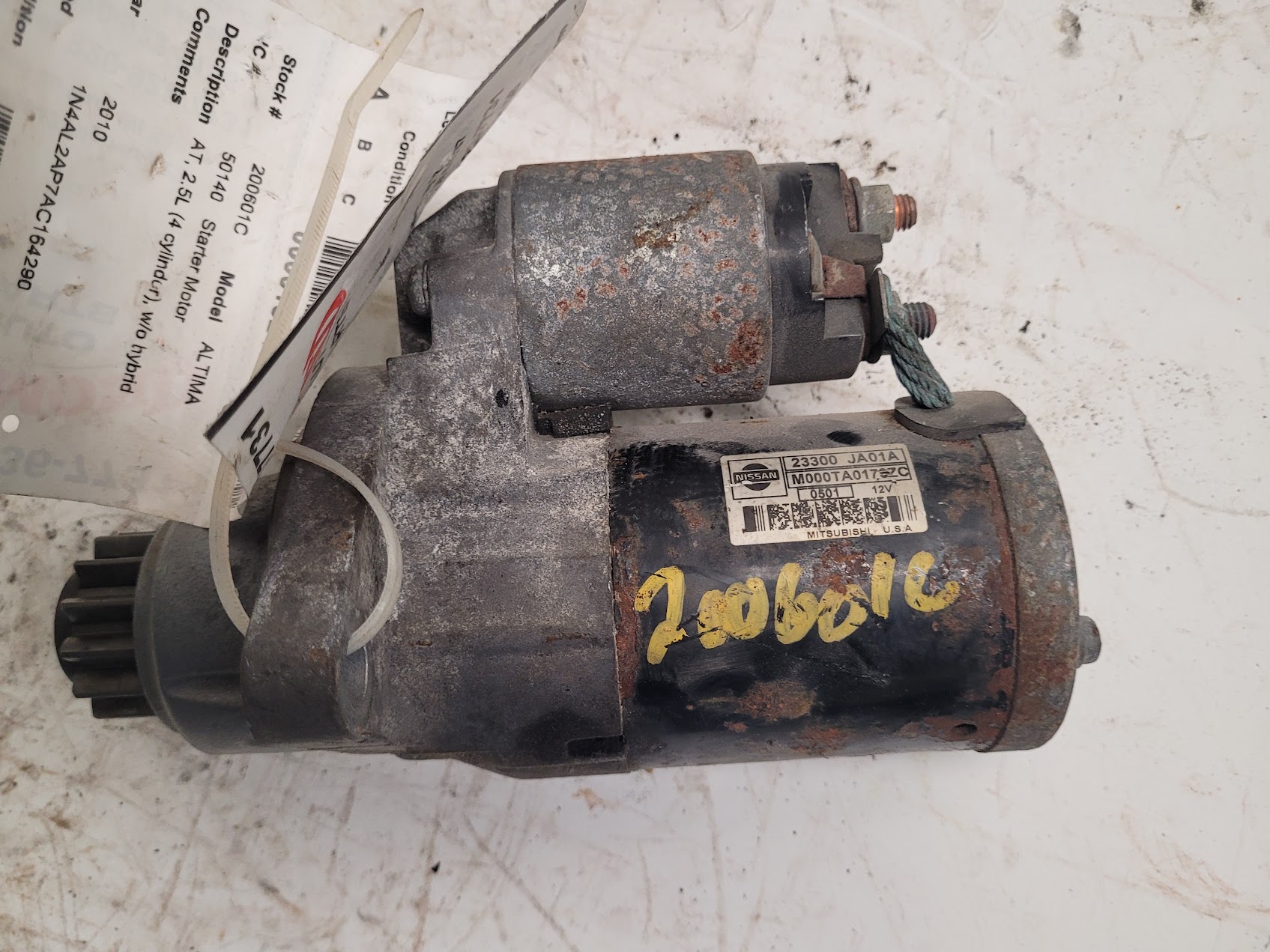 Starter Motor for Nissan vehicles