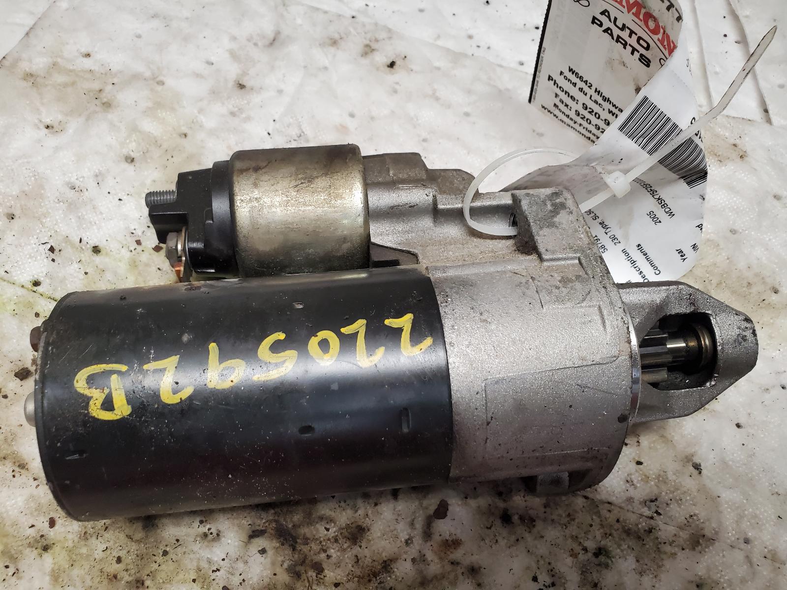 Starter Motor for Mercedes-Benz vehicles