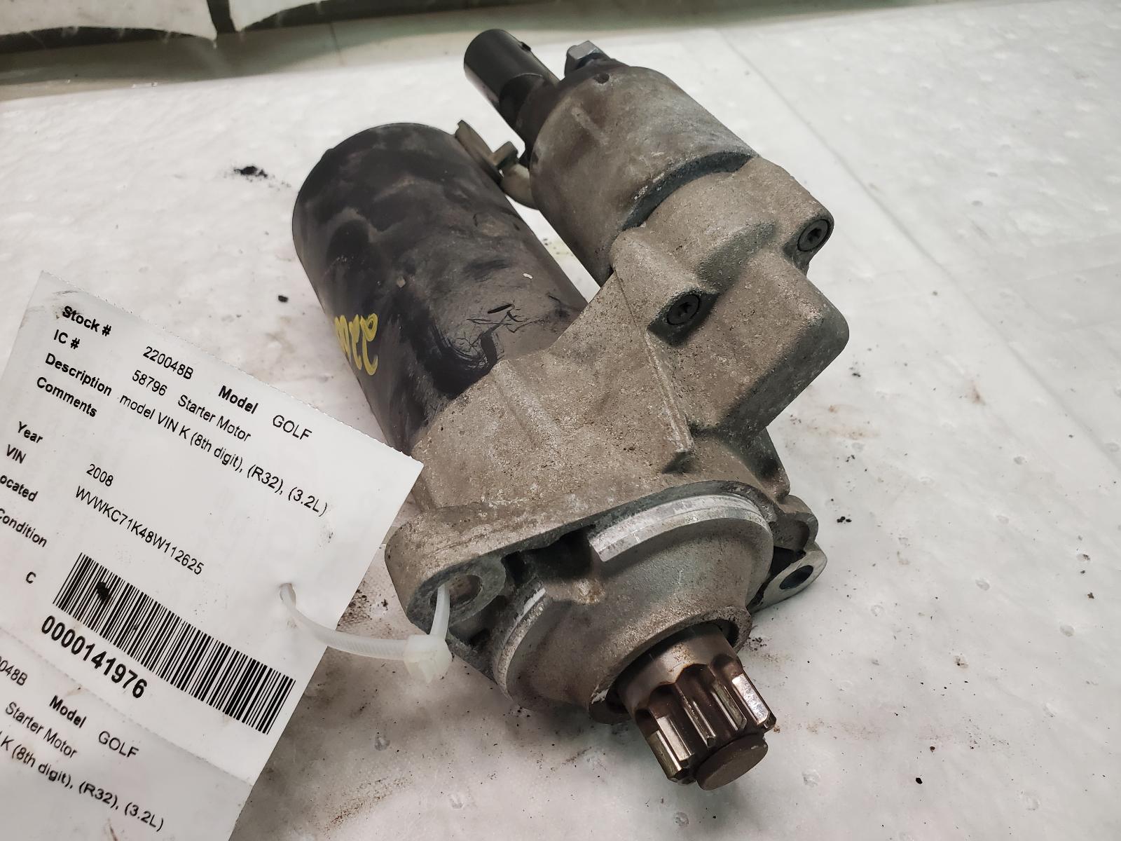 Starter Motor for Audi and Volkswagen vehicles
