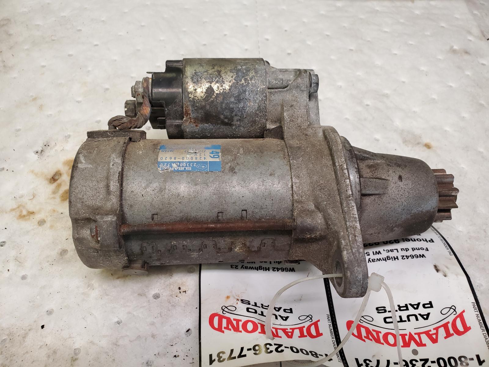 Starter Motor for Scion, Toyota and Subaru vehicles