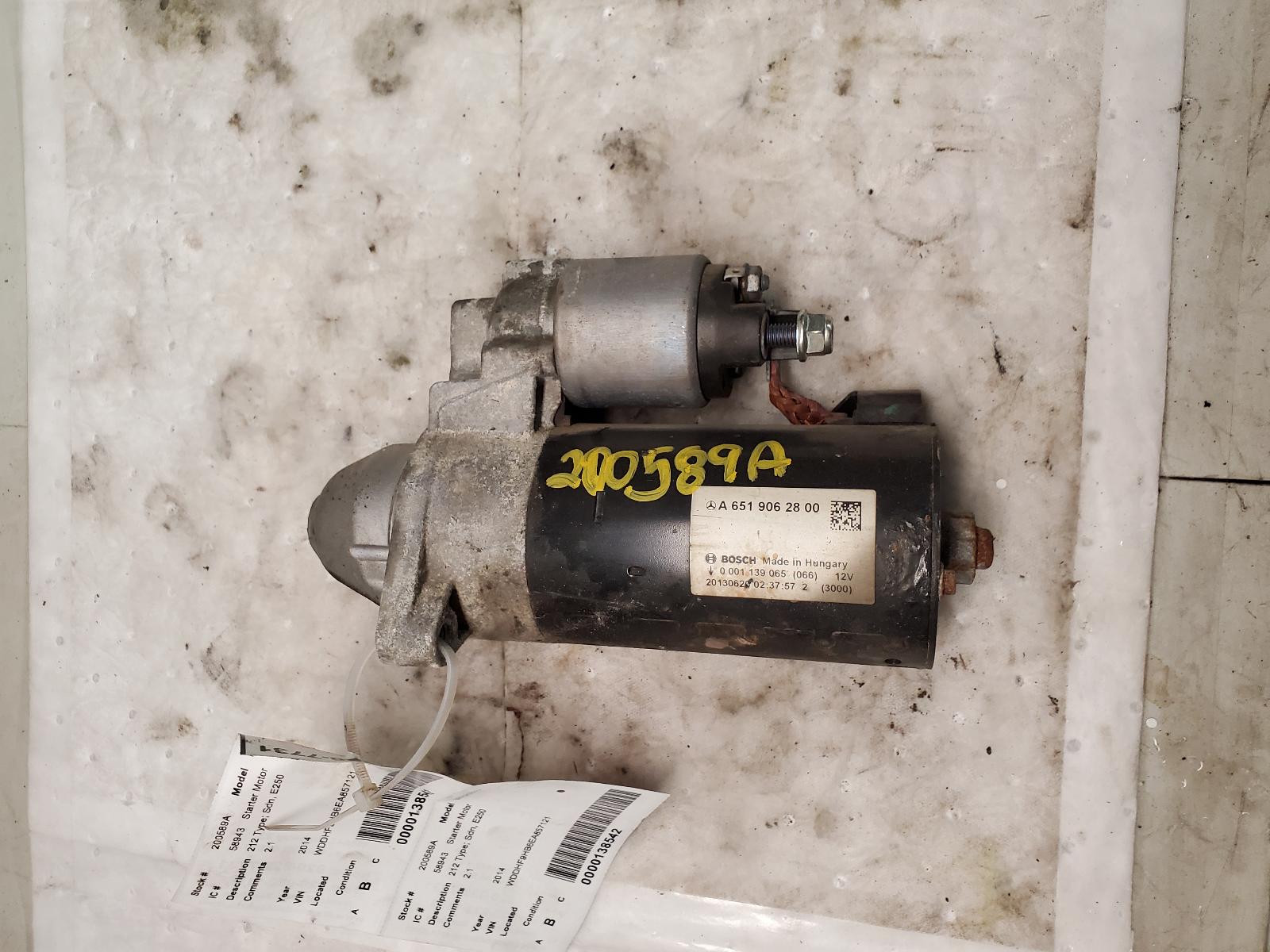 Starter Motor for Mercedes-Benz vehicles