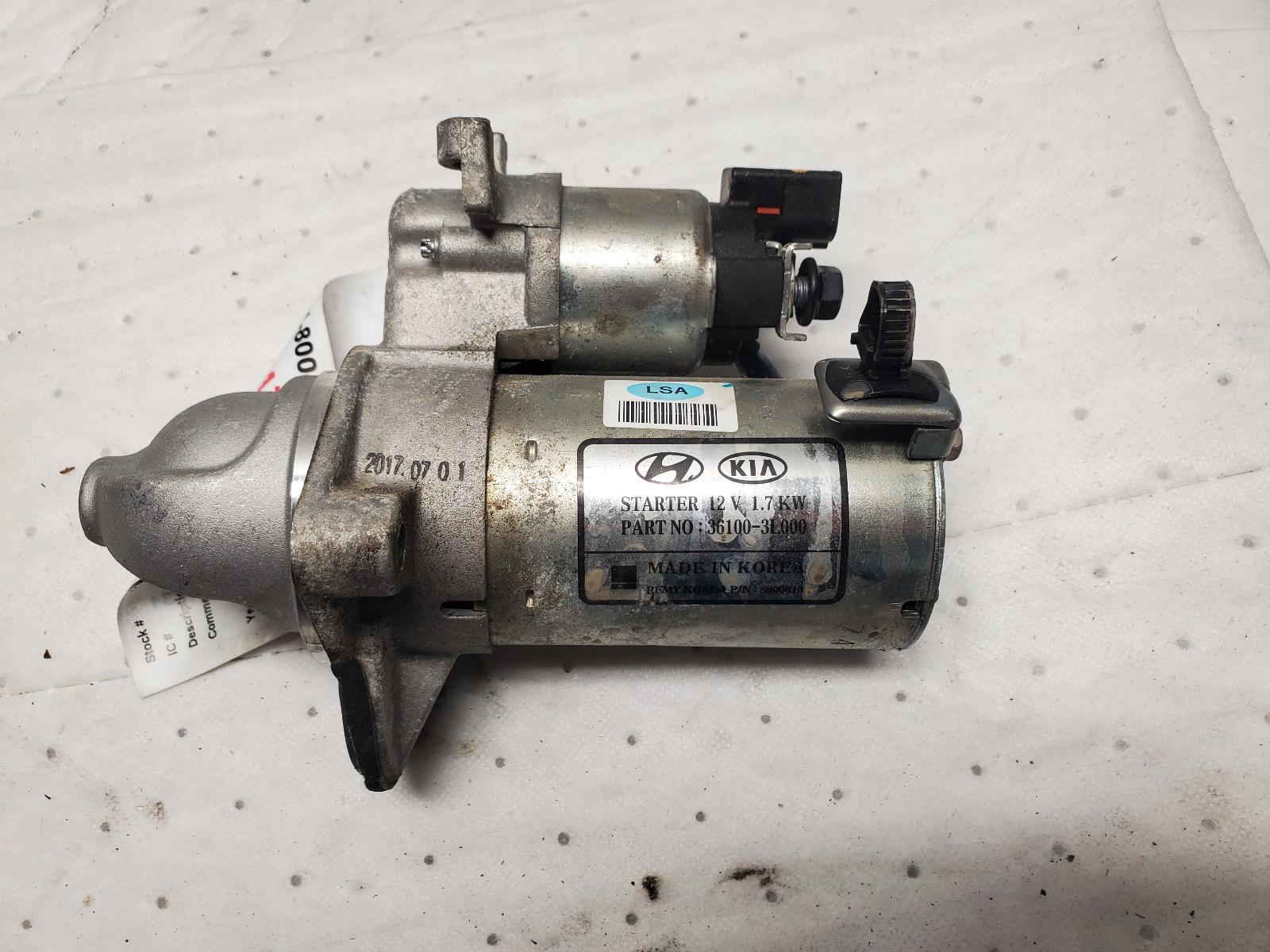 Starter Motor for Genesis and Hyundai vehicles