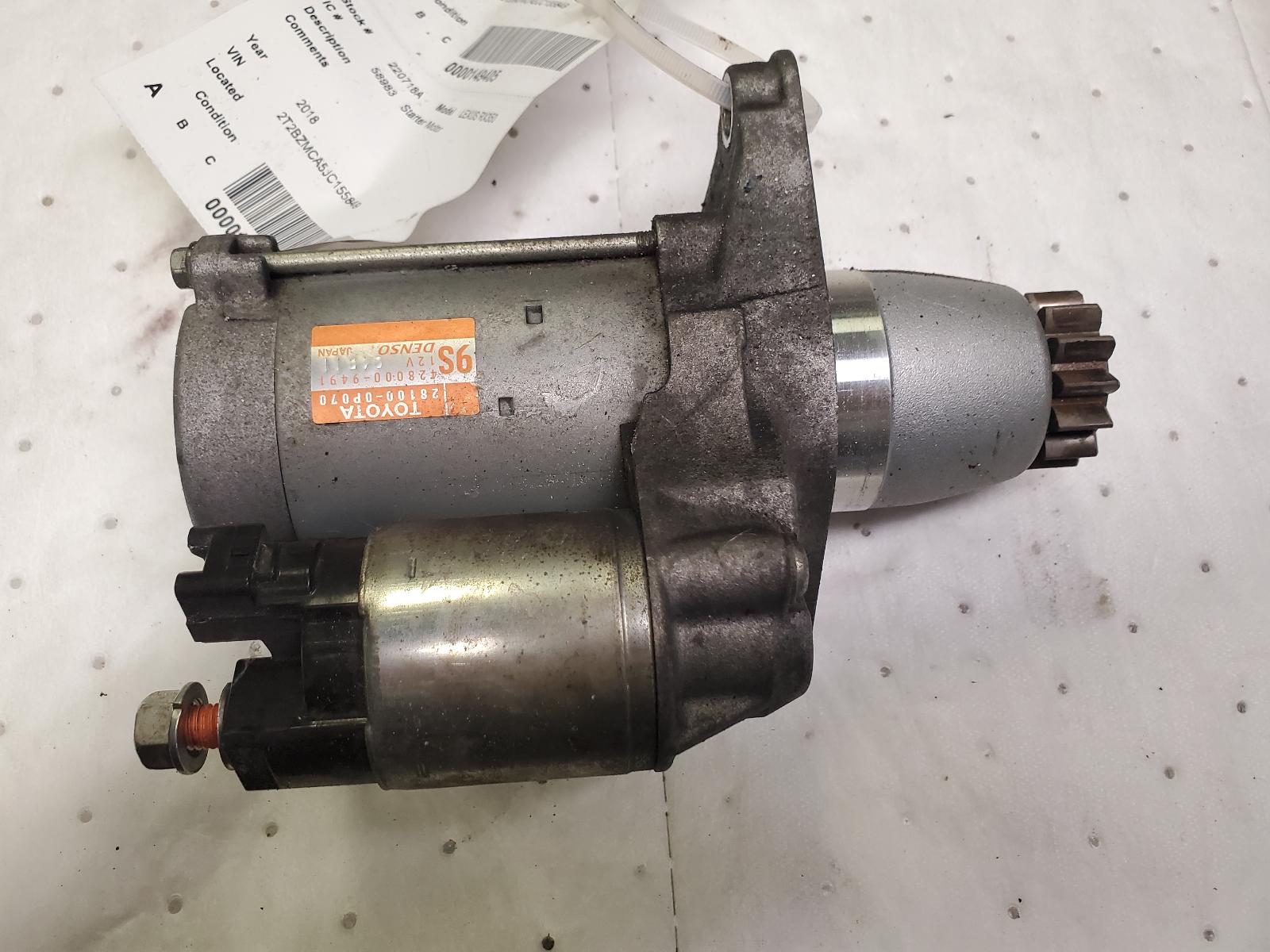 Starter Motor for Lexus vehicles