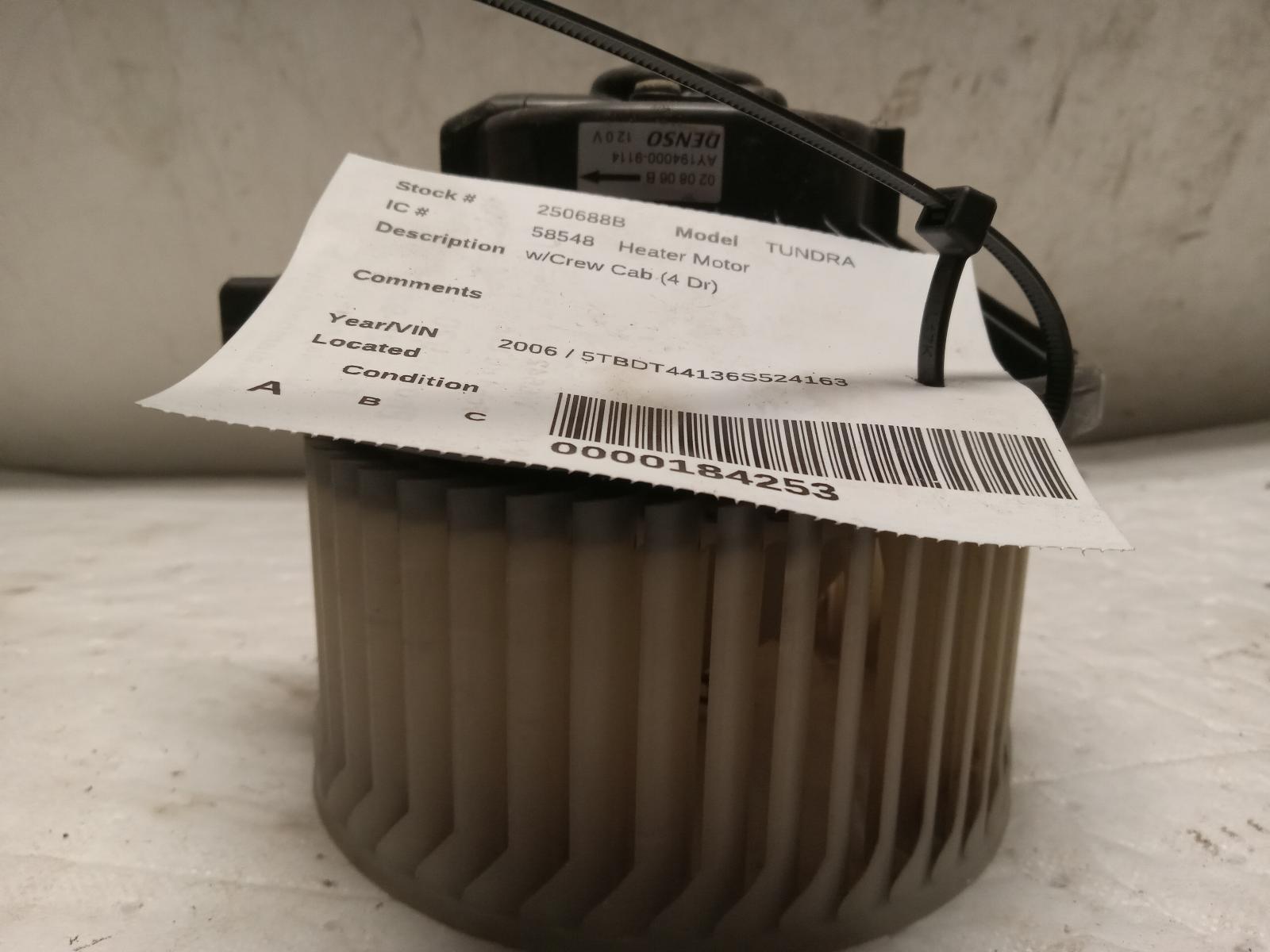 Blower Motor for Toyota vehicles