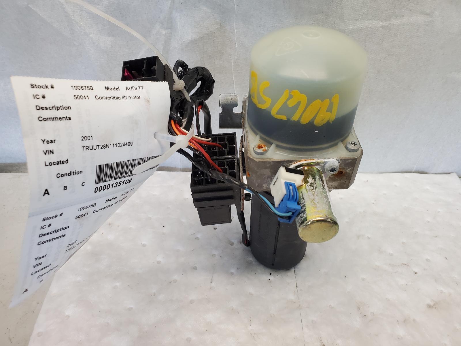 Convertible Top Motor for Audi vehicles