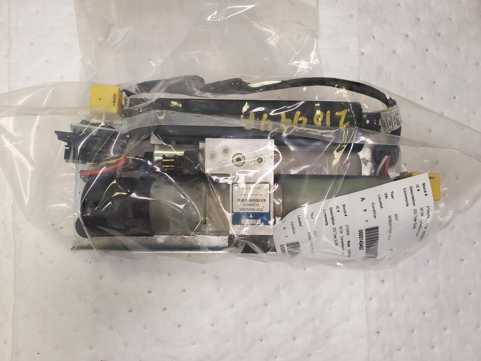 Convertible Top Motor for Mercedes-Benz vehicles
