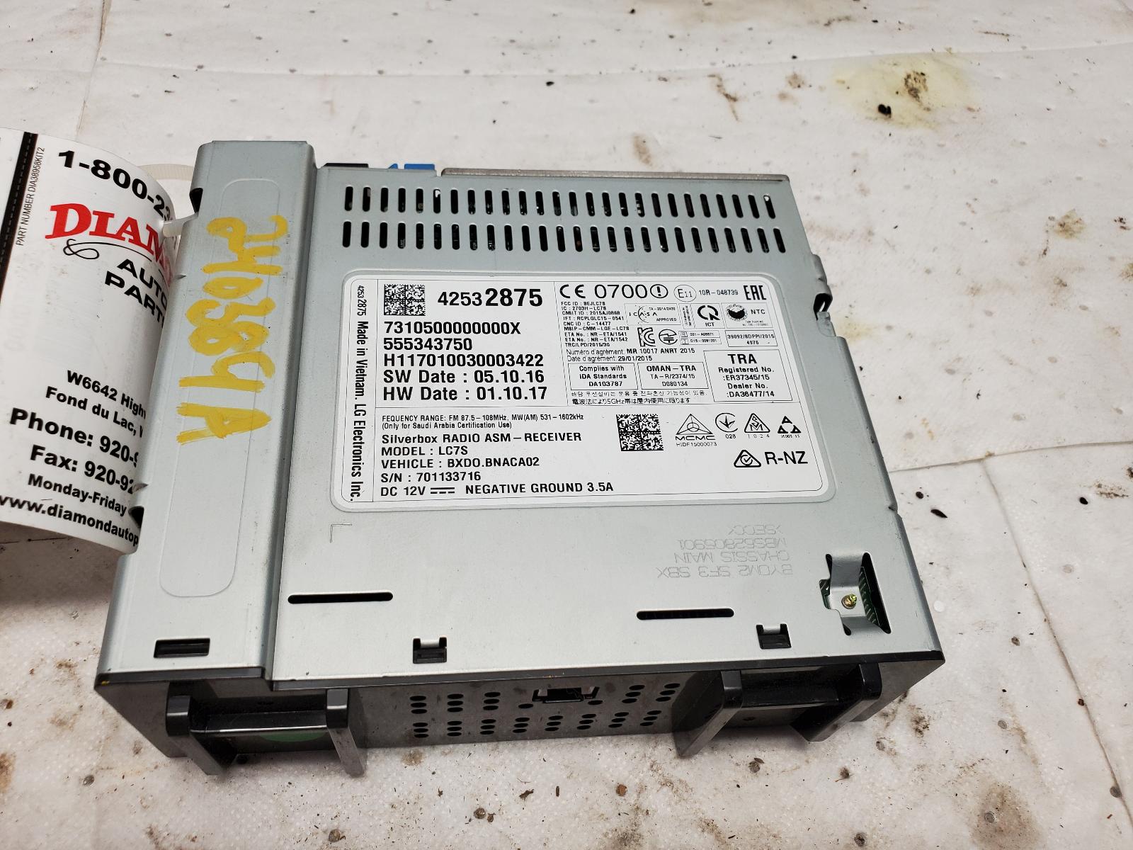 Radio Audio for Chevrolet, Cadillac and GMC vehicles