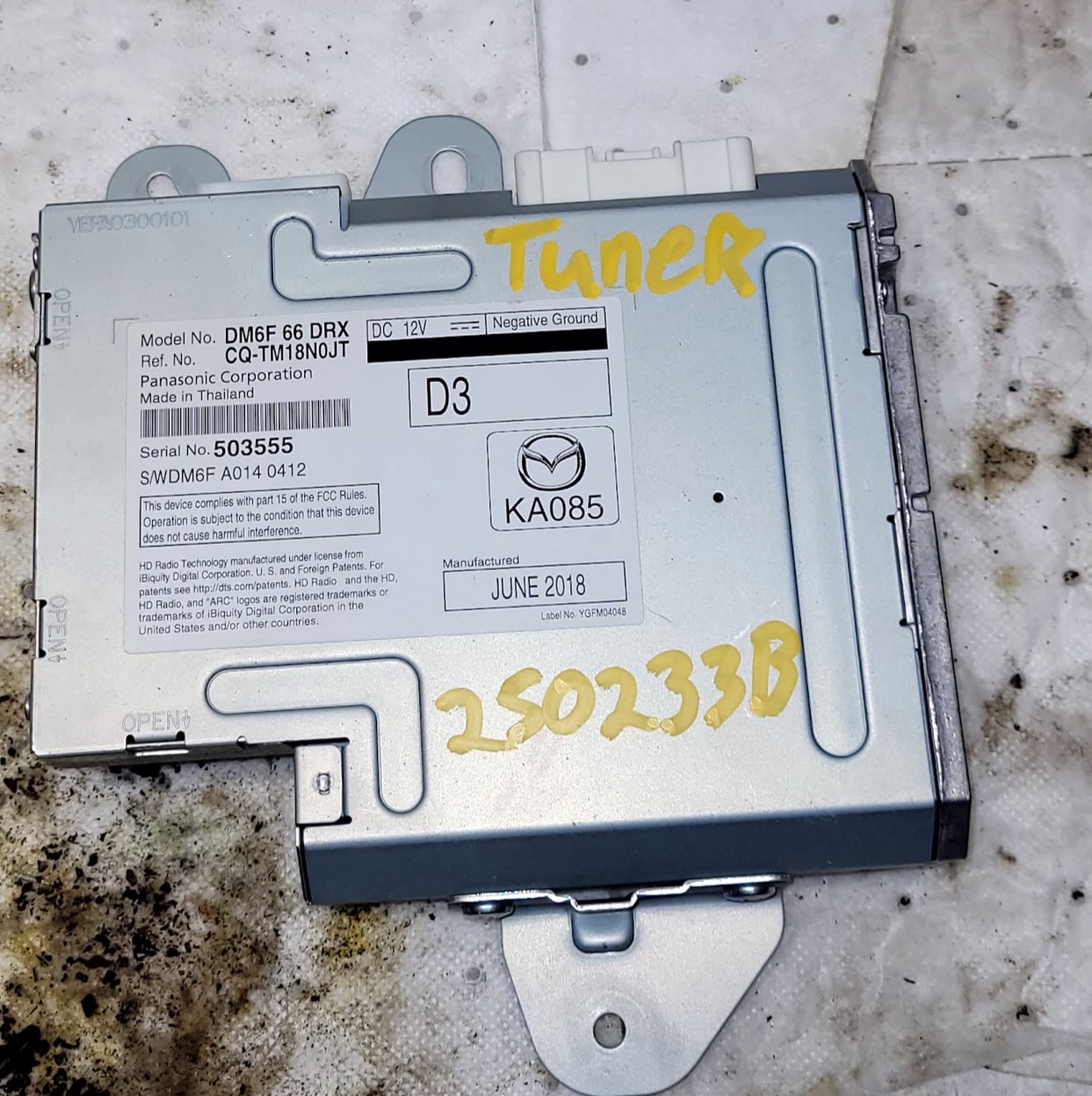 Radio Audio for Mazda vehicles