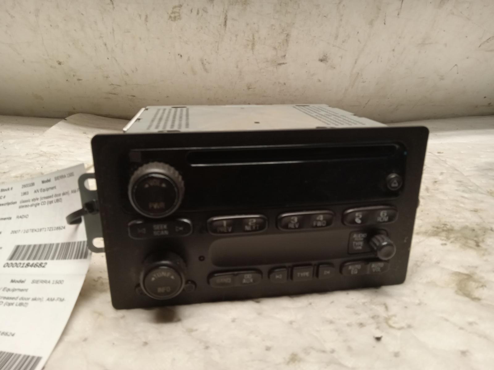 Radio Audio for Chevrolet, Cadillac, GMC, Buick and Isuzu vehicles