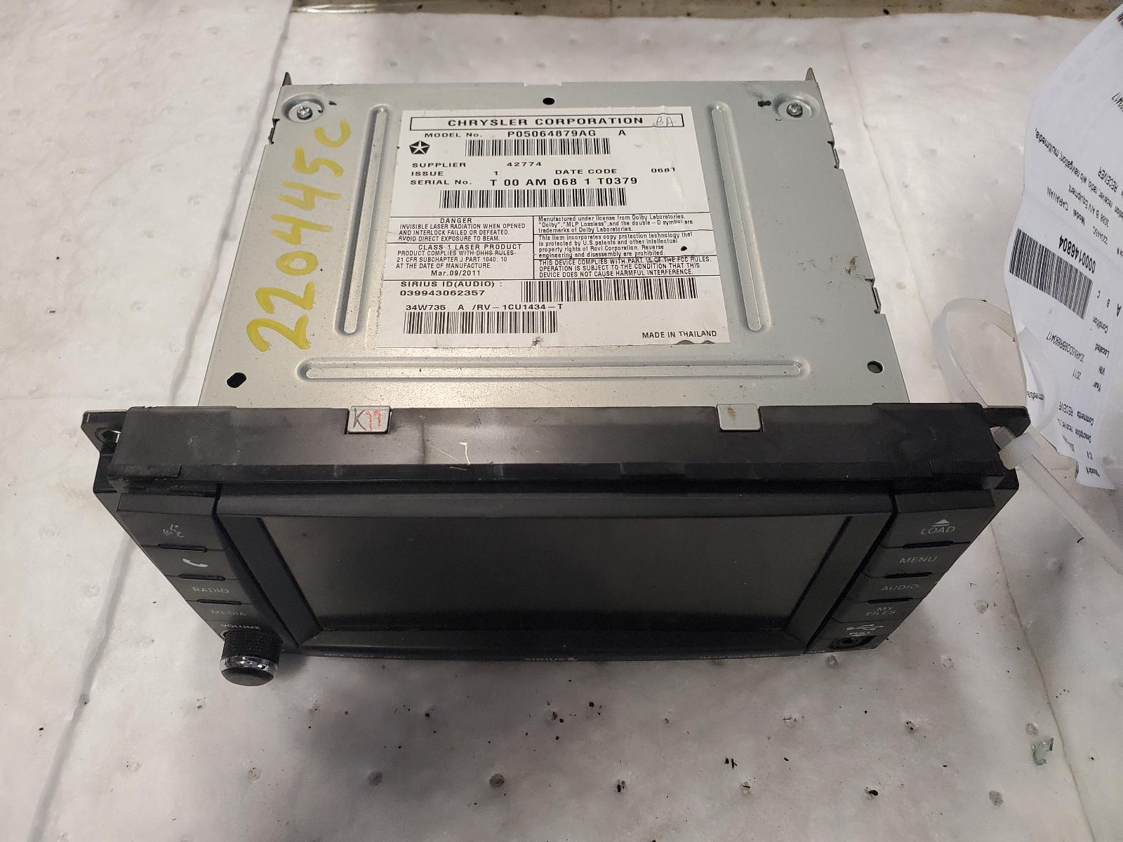 Radio Audio for Jeep, Dodge and Chrysler vehicles