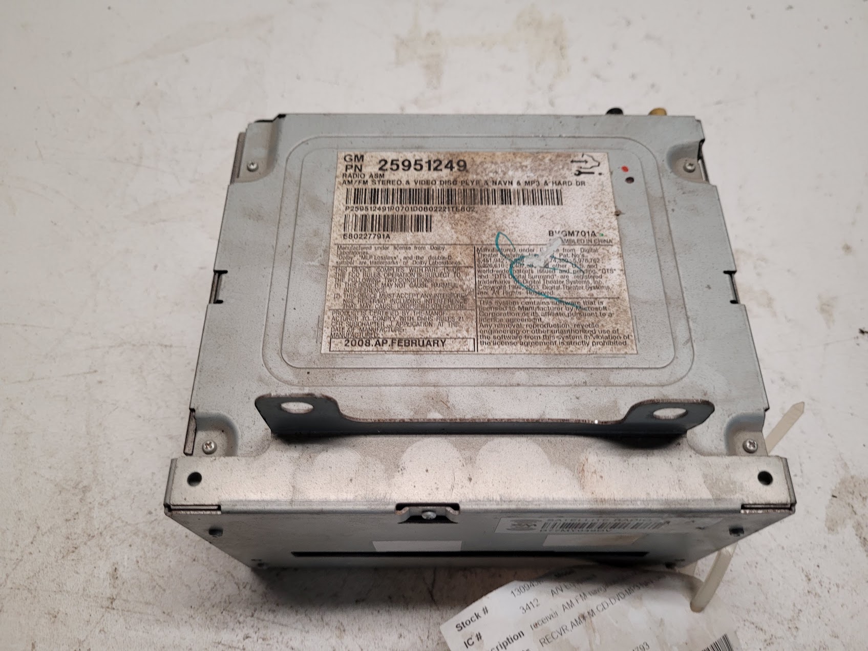 Radio Audio for Cadillac vehicles