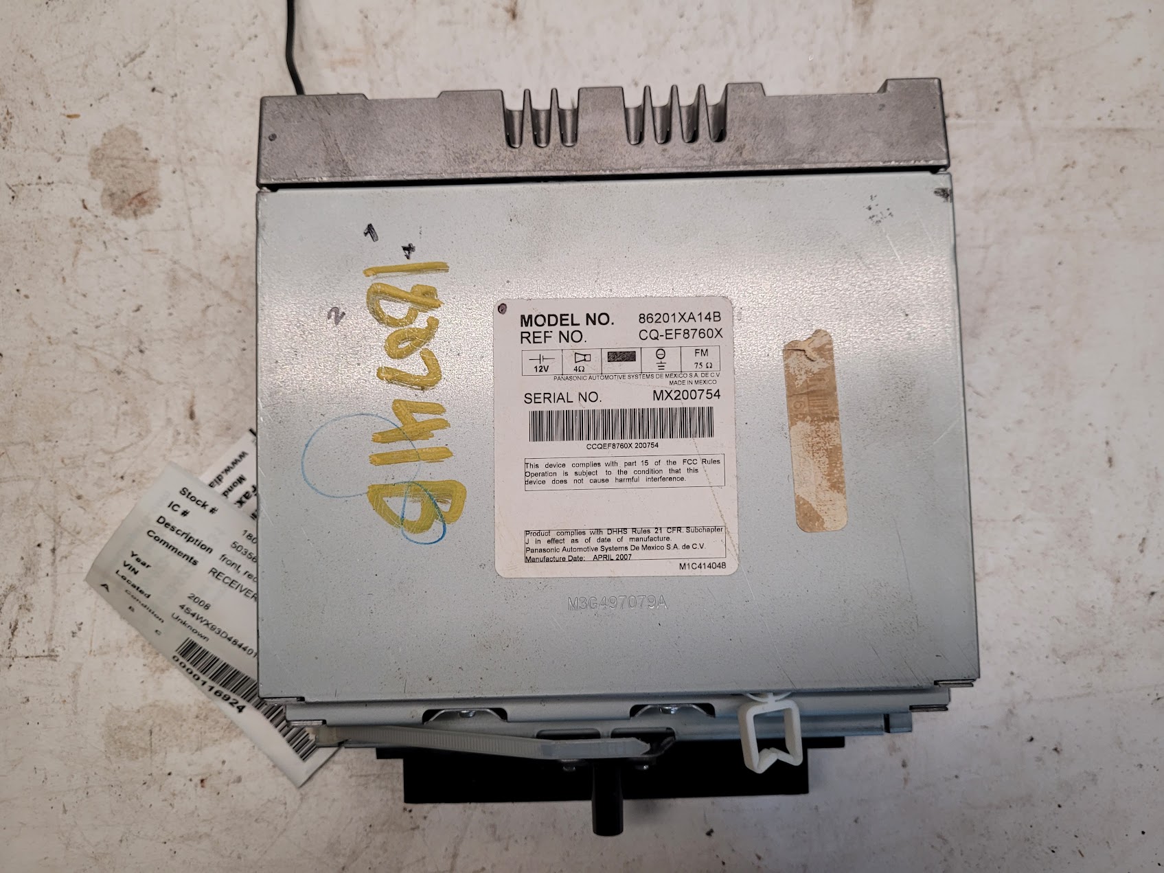 Radio Audio for Subaru vehicles