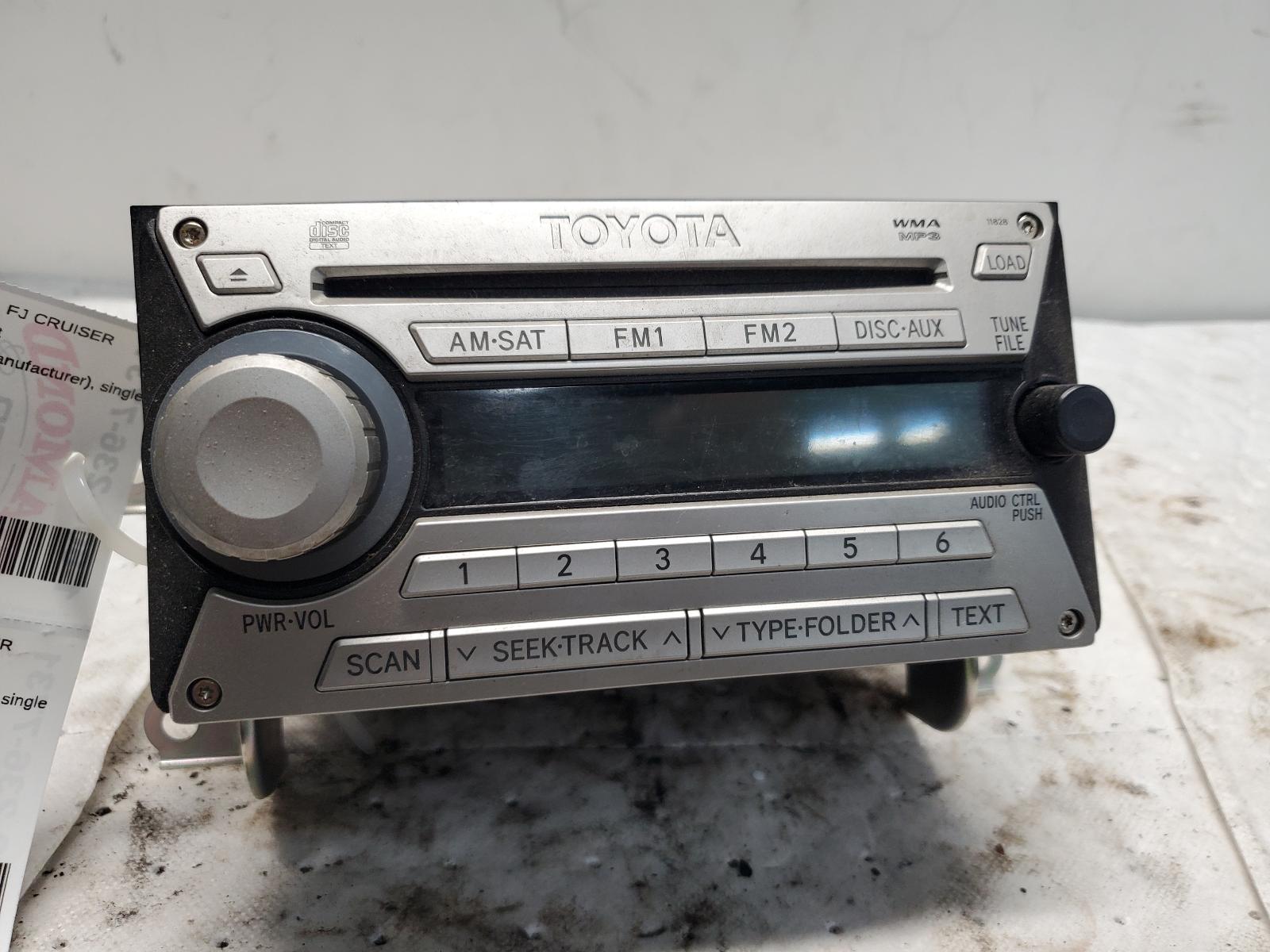 Radio Audio for Toyota vehicles