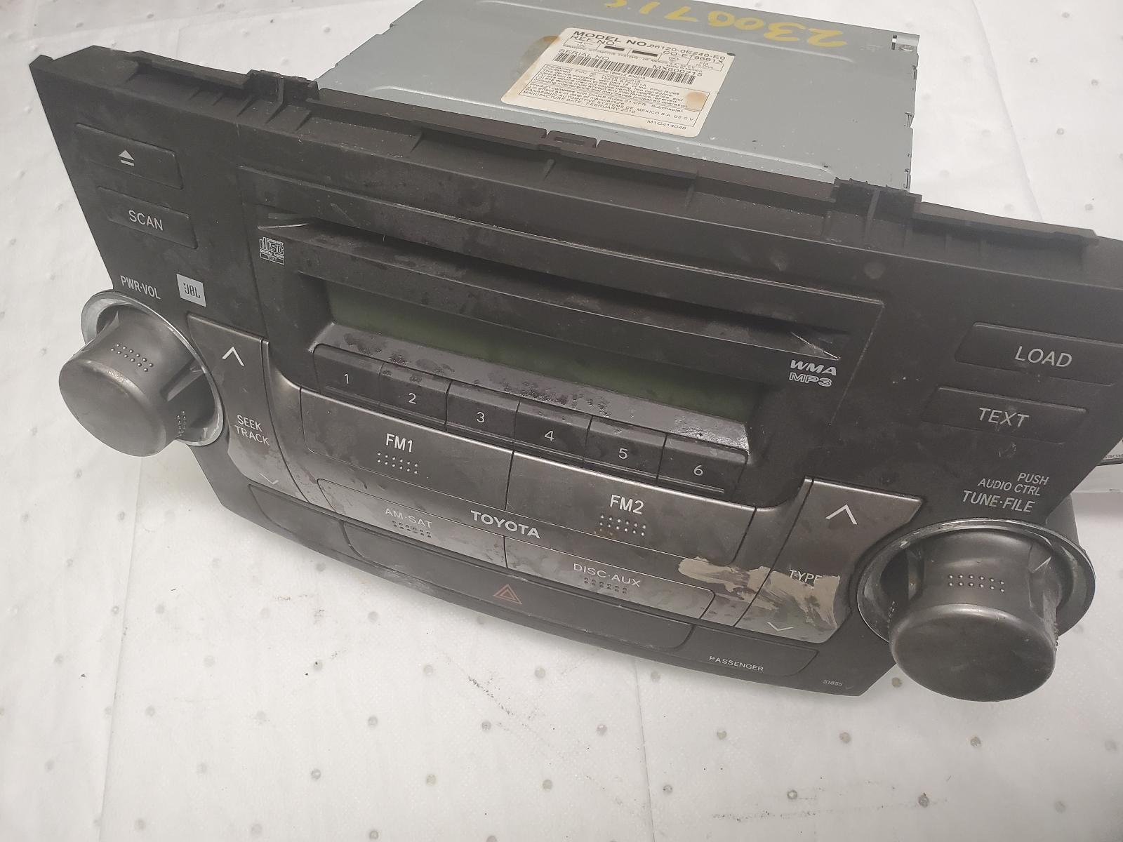 Radio Audio for Toyota vehicles