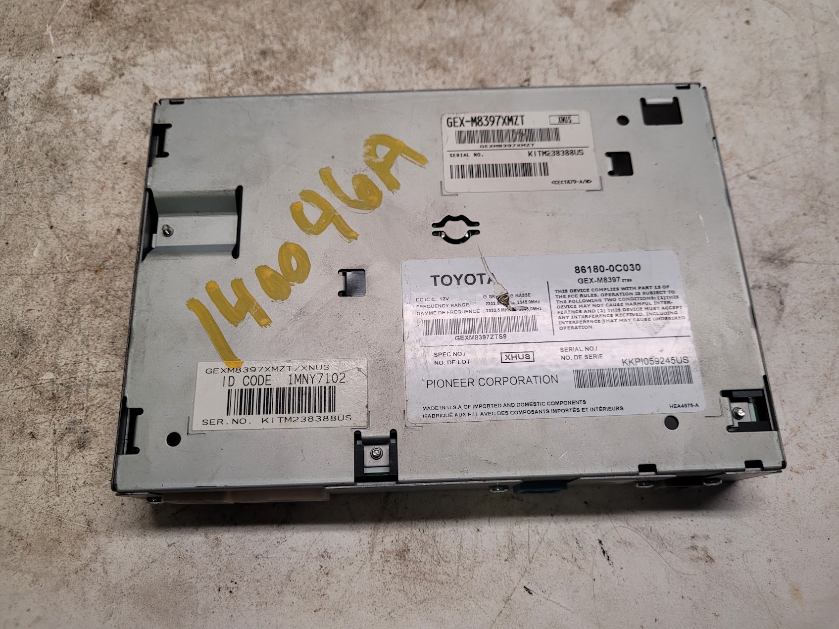 Radio Audio for Toyota and Lexus vehicles