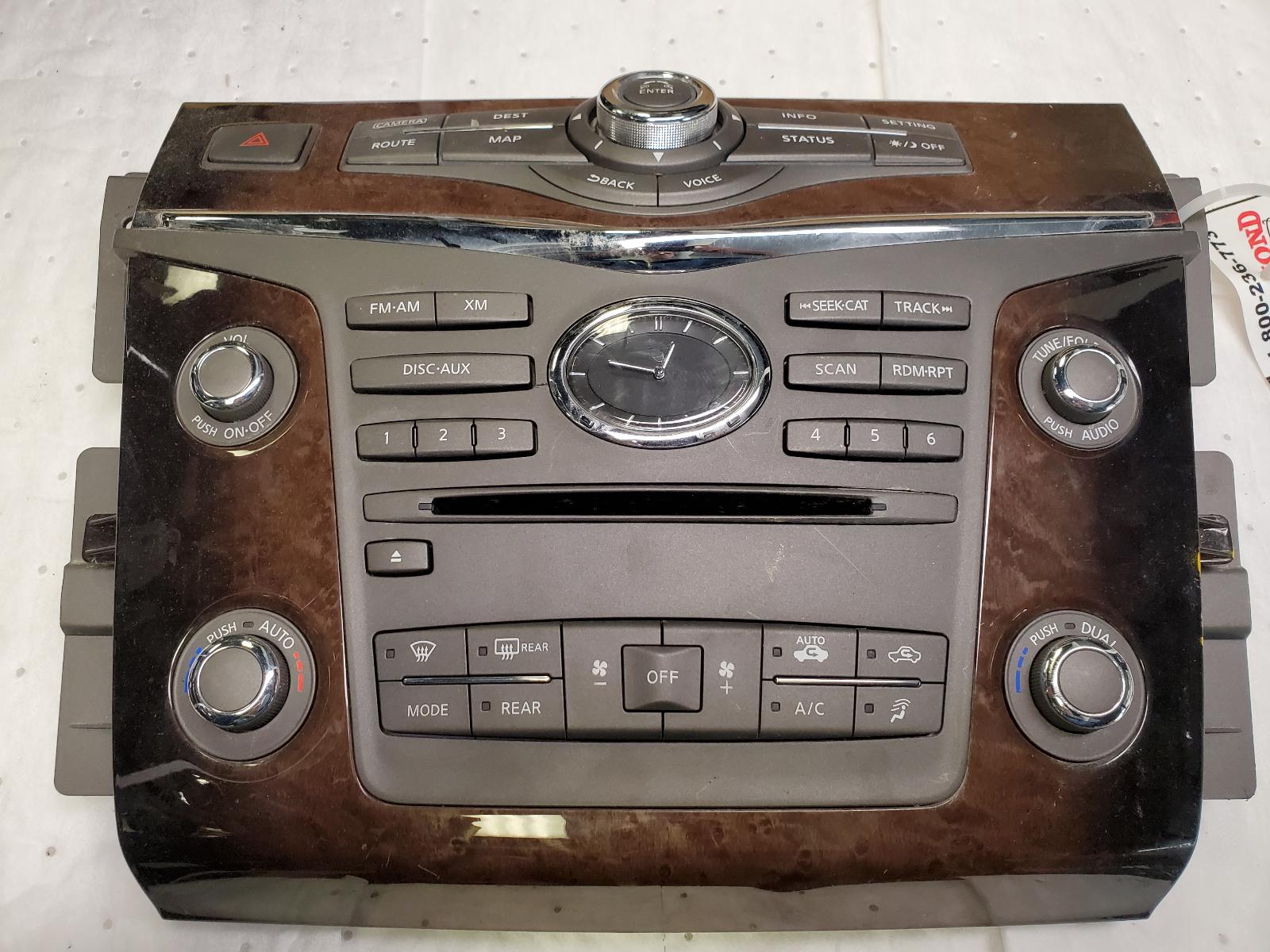 Radio Audio for Infiniti vehicles