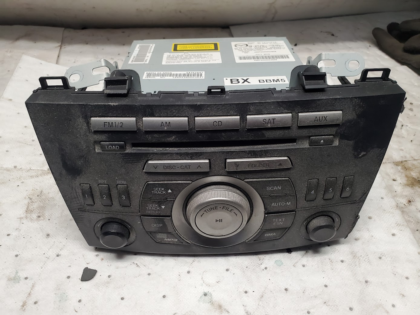 Radio Audio for Mazda vehicles