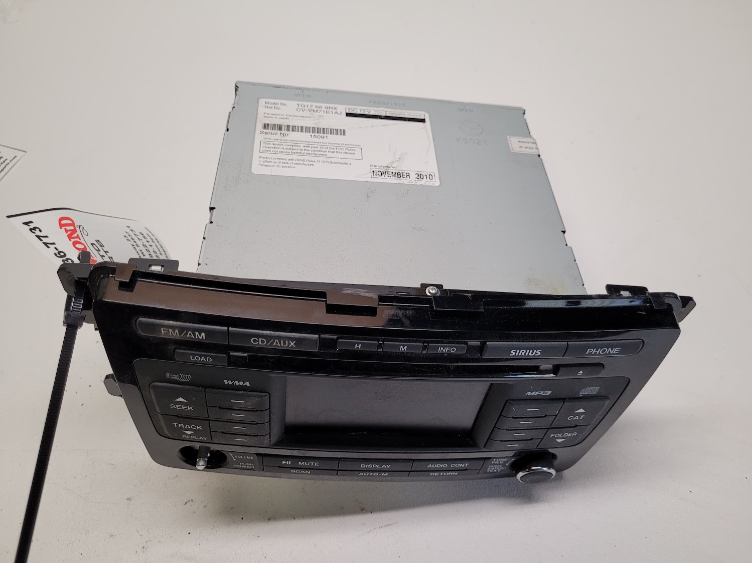 Radio Audio for Mazda vehicles