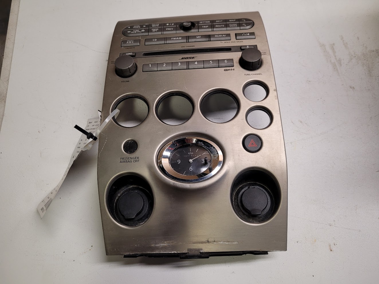Radio Audio for Infiniti vehicles
