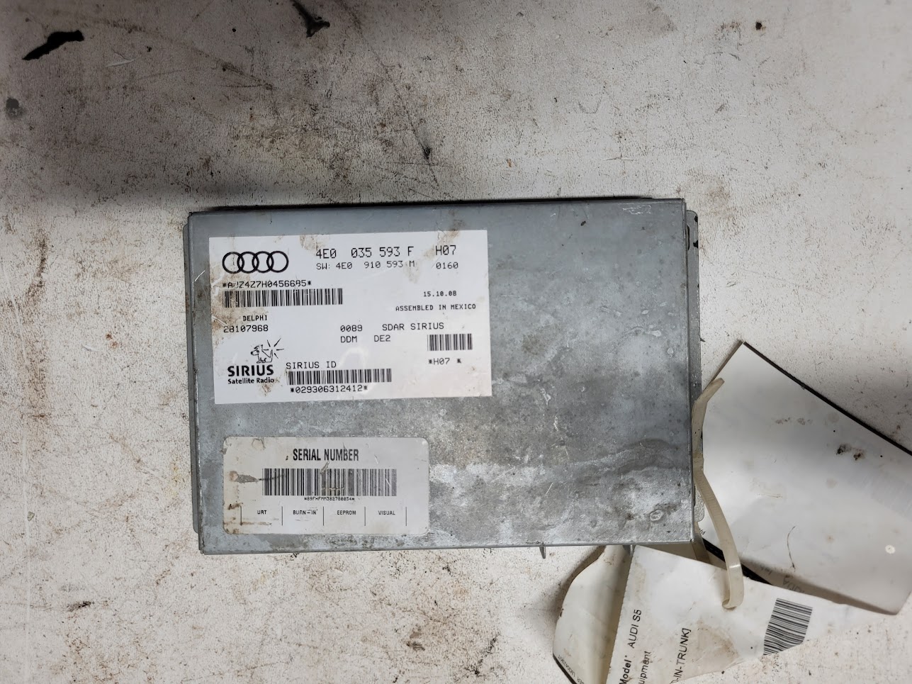 Radio Audio for Audi vehicles